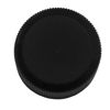 Picture of 24 mm, 24-410 Black Ribbed, Matte Top,  PP Plastic Cap, Heat Seal for PET Lined