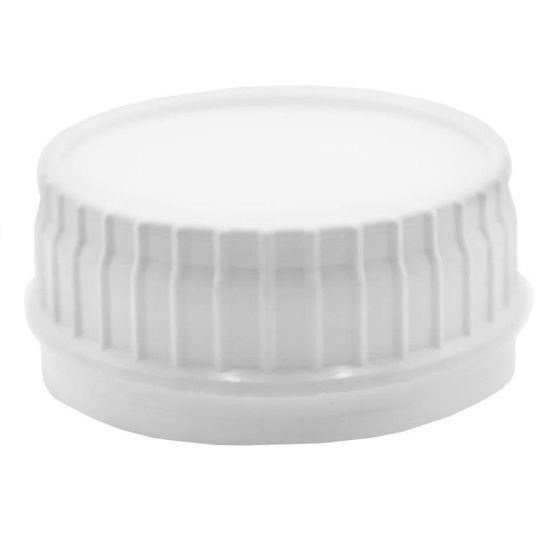 Picture of 63 mm, White PP Plastic Tamper Evident Cap, F217 Liner, SC63-TE