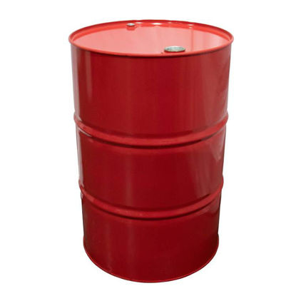 Picture of 55 Gallon Red Steel Tight Head Drum, L-5X Olive Drab Phenolic Lining