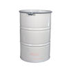 Picture of 55 Gallon White Steel Open Head Drum, Unlined, White Cover, 2" & 3/4" Fittings, 2" In Center, Bolt Ring, UN Rated
