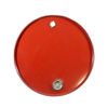 Picture of 55 Gallon Mobile Red Steel Tight Head Drum, Unlined, Red Cover, w/ 2" & 3/4" Tri-Sure Fitting, Unlined