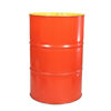 Picture of 55 Gallon Shell Red Steel Tight Head Drum, Unlined, Yellow Cover, 2" & 3/4" Tri-Sure Fitting, UN Rated