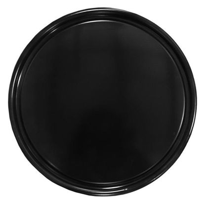 Picture of 2.5 - 7 Gallon Black Steel Ring Seal Cover, 24 Gauge, Rust Inhibited Lining, No Fittings, w/ Neoprene Gasket, UN Rated
