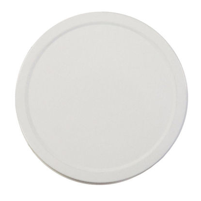 Picture of 110-400 White Metal Cap, Plastisol Liner, No Button