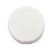Picture of 28 mm, 28-410 White Ribbed PP Plastic Cap, Smooth Top, w/ U5 LPE & F217 Nylon Liner, Lift & Peel For PE/PP