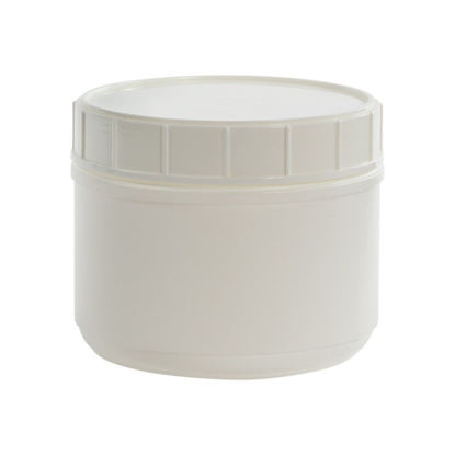 Picture of 36 oz White HDPE Canister, 120 mm, Triple Thread