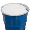 Picture of 55 Gallon Blue Steel Open Head Drum, White Cover, Unlined, No Fittings, Top Lever Lock Ring, UN Rated