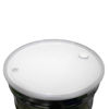 Picture of 55 Gallon Black Steel Open Head Drum, Phenolic Lining, White Cover, 2"X3/4" Nylon Tri-Sure Fitting, Bolt Ring, UN Rated