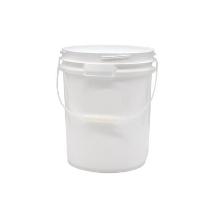 Picture of 5.25 Gallon White HDPE Screw Top Pail, UN Rated