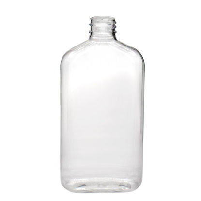 Picture of 425 mL/cc Clear PET Oblong Bottle, 28-410