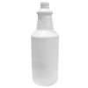 Picture of 32 OZ WHITE HDPE DECANTER, 28-410 NECK FINISH, 52 GRAM, FLAMED