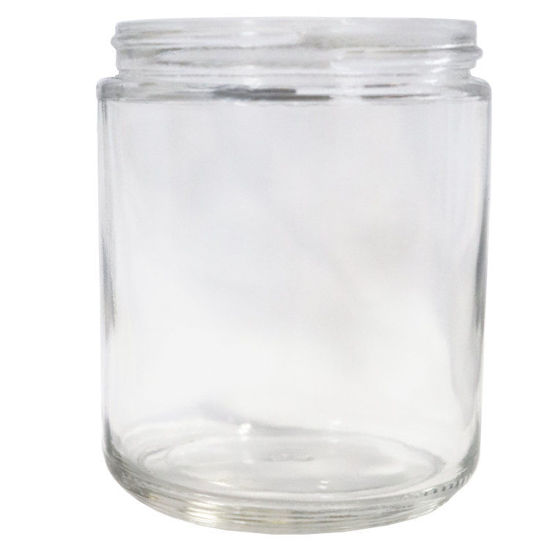 Picture of 8 oz Flint Glass Straight Side Jar, 70-400 Neck Finish