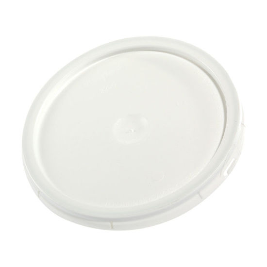 Picture of 2 Gallon White HDPE Plastic Tear Tab Cover