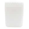 Picture of 5 Gallon (20 Liter) White HDPE Plastic Square Tight Head Pail, 70 mm, 6 TPI TE Neck, 22 mm Closed Vent Stem, UN Rated