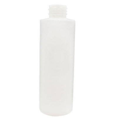 Picture of 8 oz Natural HDPE Plastic Cylinder Bottle, 38-410, Fluorination Level 3