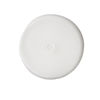 Picture of 24-410 White PP Plastic Screw Cap, Matte Top, Ribbed Sides w/F217 Liner