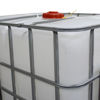Picture of 330 Gallon Remanufactured IBC Tote, Natural Bottle, 
2" QD Ball Valve, 2" Fitting in Cap