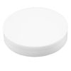 Picture of 58-400 White PP Plastic Smooth Screw Cap, Smooth Sides w/ FS3-19.02 Pl Heat Seal Liner (For PET/PVC)