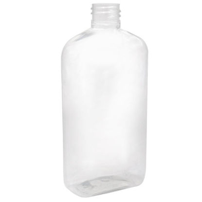 Picture of 425 ml Clear PET Metric Drug Oblong Plastic Bottle, 28-410, 37.3 Gram