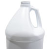 Picture of 128 OZ BLUE/WHITE HDPE INDUSTRIAL ROUND BOTTLE,  38-400 NECK FINISH, 120 GRAM