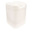 Picture of 20 Liter White HDPE Plastic Rectangular Tight Head Pail, 70 mm, UN Rated