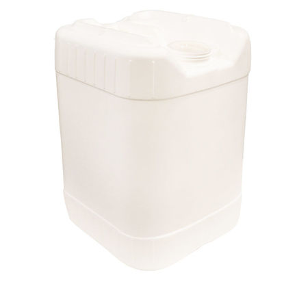 Picture of 20 Liter White HDPE Plastic Rectangular Tight Head Pail, 70 mm, UN Rated