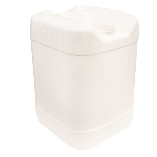 Picture of 20 Liter White HDPE Plastic Rectangular Tight Head Pail, 70 mm, UN Rated