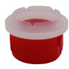 Picture of 32 mm Red LDPE Plastic Child Resistant Release Cap