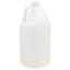 Picture of 64 oz (1/2 Gallon) Natural HDPE Plastic Round Jug, 38-400, 65 Gram, 90 Count Bagged