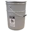 Picture of 6 Gallon Gray Steel Open Head Pail, Double Bead, Buff Lining, Ring Seal, Rieke Microporous G2 Gasket, Lever Lock Ring