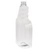 Picture of 32 oz Clear PET Plastic Trigger Sprayer Bottle, 28 mm Ratchet, 50 Gram