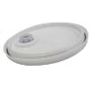 Picture of 3.5-6 GALLON WHITE HDPE PLASTIC COVER, W/ SPOUT, UN RATED