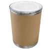 Picture of 15 Gallon Kraft Fiber Open Head Drum, Natural Plastic Cover, Lok-Rim, Liquidpak