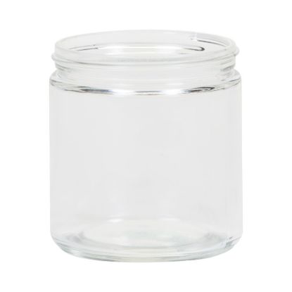 Picture of 16 oz Flint Glass Straight Side Jar, 89-400, 12x1