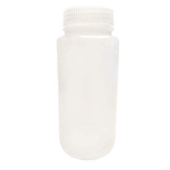 Picture of 500 ml Natural Nalgene IP2 HDPE Plastic Wide Mouth Round Bottle, 53-415, w/ PP Closure