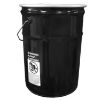 Picture of 6 Gallon Black Open Head Steel Pail, 5: Double Bead, CWL, w/ Black Cover, Ring Seal, EPDM Basket, UN Rated