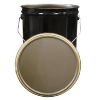 Picture of 6.3 Gallon Black Open Head Straight Side Pail, Single Bead, Rust Inhibited Lining,  w/Black Cover, Flow in Gasket, UN Rated