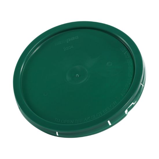 Picture of Green HDPE Tear Tab Cover for 2 Gallon Pails