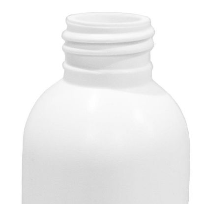 Picture of 4 OZ WHITE LDPE BULLET ROUND BOTTLE, 24-410 NECK FINISH, 14 GRAMS, UNFLAMED