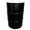 Picture of 55 Gallon Black Steel Tight Head Drum, Unlined, White Cover, w/ 2" x  3/4" Fitting, UN Rated