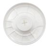 Picture of 128 mm White LLDPE Plastic Snap On Cap w/ Seal