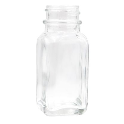 Picture of 1 oz Flint Glass French Square Bottle, 24-400