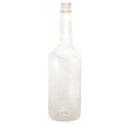 Picture of 1 Liter Clear Plastic PET Liquid Bottle, 28 Kerr Neck Finish, 53 Gram