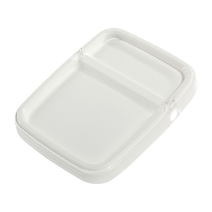 Picture of White HDPE Plastic EZ Stor Hinged Cover for 2 Gallon Pail, No Gasket