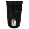 Picture of 7.5 Gallon Black Open Head Steel Pail, Rust Inhibited Lining, w/ Black Lug Cover, w/ CWL, Double Bead