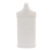 Picture of 2.5 Gallon White HDPE Plastic F-Style Trimline Bottle, Level 5 Fluorination, 350 Gram, 63 mm Neck Finish, Graduation Marks, Tamper Evident and Anti Back Off