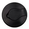 Picture of 128 mm Black LLDPE Plastic Snap On Cap w/ Seal