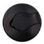 Picture of 128 mm Black LLDPE Plastic Snap On Cap w/ Seal
