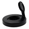 Picture of 128 mm Black LLDPE Plastic Snap On Cap w/ Seal