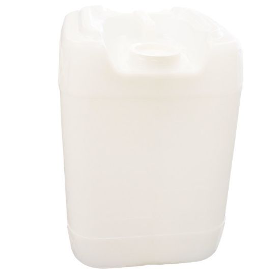 Picture of 5 Gallon Natural HDPE Plastic Square Tight Head Pail, 70 mm, 8 TPI, No Vent Stem, w/ Dust Cap, UN Rated
